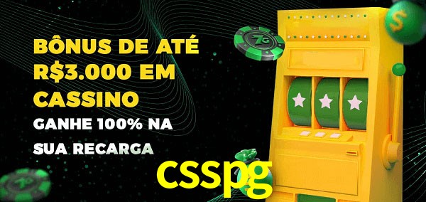 csspg melhor bônus de depósito