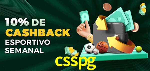 10% de bônus de cashback na csspg